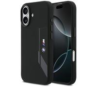 Etui BMW M Silicon Vertical Logo MagSafe do iPhone 17 czarny