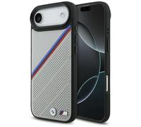 Etui BMW M Tricolor Metal Logo MagSafe do iPhone Air szary