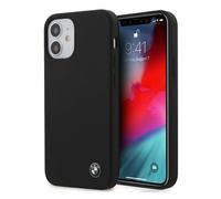 BMW Étui rigide en silicone BMHCP12SSILBK pour iPhone 12 mini 5,4" Noir
