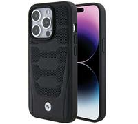 Étui BMW pour iPhone 15 Pro Max 6.7 noir cuir Seats Pattern