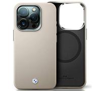 Étui BMW pour iPhone 16 Pro Max 6.9 szary/grey étui rigide Sign Full Wrapped Metal MagSafe