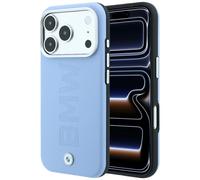 Étui BMW Sign Centered Deboss MagSafe pour iPhone 18 Pro / 17 Pro, bleu