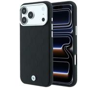 Étui BMW Sign Deboss Quilted pour iPhone 18 Pro Max / 17 Pro Max, noir