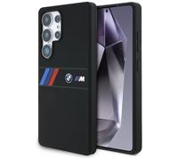 CG MOBILE BMW Coque de protection en silicone pour Samsung Galaxy S25 Ultra Compatible avec MagSafe Noir