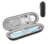 Etui Brosse à Dents électrique Compatible avec Oral B/Oral B Pro CrossAction/Genius X Limited/IO 7/8/9/Smartseries - Pochette Noir Transport Rangement Housse Fermeture à Double Zip Sangle Phonillico®