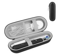 Etui Brosse à Dents électrique Compatible avec Philips Sonicare Series DailyClean/Essence Sensitive/ExpertClean - Pochette Noir Transport Rangement Housse Fermeture à Double Zip Sangle Phonillico®