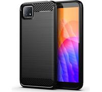 Etui Carbon Shield TPU pour Oppo A73 - Noir KP13623