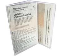 Etui carte grise - cristal transparent - Fabriqué en France transparent G