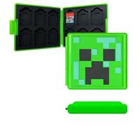 Étui Cartes de Jeu Switch - Boîte de Rangement 12 Emplacements pour Cartes de Jeu et microSD - Coque Rigide Imperméable et Compacte - Accessoire Portable pour Console (A06)