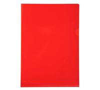 Exacompta Pochettes coin en PVC 14/100ème - Boîte de 100 Rouge