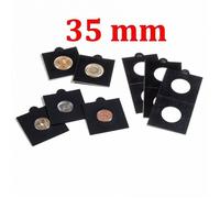 Etui carton noir Matrix pour monnaies jusqu'à 35mm.