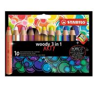 STABILO woody 3 in 1 Multicolore 10 pièce(s)