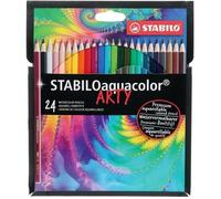 Etui carton x 24 crayons de couleur aquarellables STABILOaquacolor ARTY