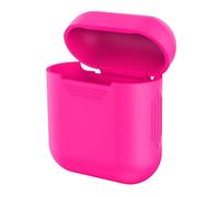 Etui Casque / Ecouteurs magenta pour Apple AirPods Portable Sans Fil Bluetooth Écouteurs Silicone Boîte De Protection iPhone Anti-perdus Dropproof Sac De Rangement