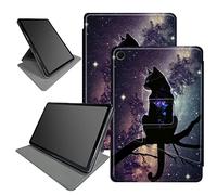 Étui Cat Nebula pour Samsung Galaxy Tab A8 10,5" 2022 SM-X200/X205/X207, support pliable rotatif à 360 degrés, plusieurs angles de vue, coque avec mise en veille/réveil automatique