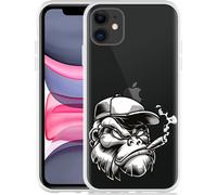 Étui Cazy Compatible avec iPhone 11 - Tête Gorilla