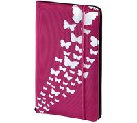 Etui CD/DVD - HAMA - Up to Fashion - Rose - 48 CD/DVD - Motif Papillons
