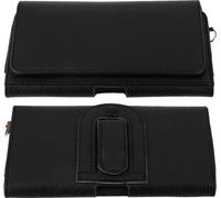 Étui ceinture avec compartiments pour cartes pour smartphones avec écran de 6'' - Noir