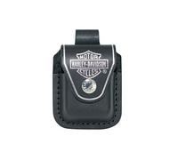 Chalumeau / allume gaz Zippo Etui Ceinture Harley Davidson en cuir - Livré en boite cadeau