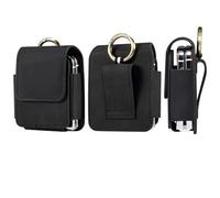 Étui Ceinture Homme Cuir Compatible avec Samsung Galaxy Z Flip 5/Z Flip 4/Z Flip 3/Z Flip 4G 5G/Motorola RAZR 5G/Huawei P50 Pocket/Pocket S, Pochette Téléphone Ceinture Randonnée Sac Banane Sac Taille