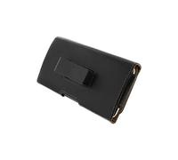 Etui Ceinture Horizontal pour Smartphone 5.3 à 5.5" Taille XXL avec Clip Rotatif Noir