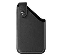 Étui ceinture pour Smartphone 6.1'' avec Mousqueton Éco cuir grainé Noir