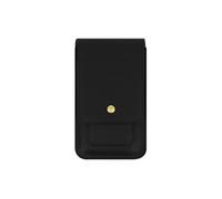Etui Ceinture pour Smartphone Multipoche Vertical Horizontal Bouton Magnétique Noir / Marron