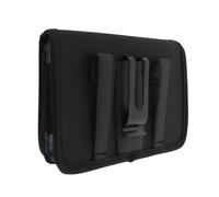 Étui Ceinture pour Smartphone Taille L Double Fixation Clip + Passant Noir