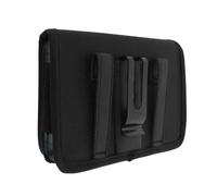 Étui Ceinture pour Smartphone Taille L Double Fixation Clip + Passant Noir