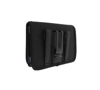 Étui Ceinture pour Smartphone Taille L Double Fixation Clip + Passant Noir