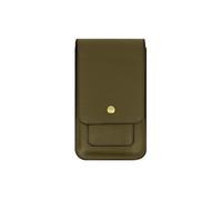 Etui Ceinture Smartphone Multipoche Vertical Horizontal Bouton Magnétique Vert