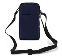 Étui Ceinture pour Smartphone Passant Ceinture Mousqueton Lanière 2 Poches