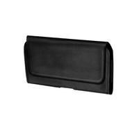 Étui Ceinture Universel Taille M Cuir Royal Fermeture Aimantée Noir