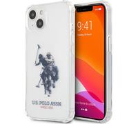 Étui CG Mobile US Polo Assn. PC/TPU antichoc Horse Hard pour iPhone 13, transparent