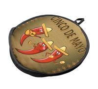 Étui chauffant Tortilla - Étui isolé pour Tortilla de 12 pouces, sac en coton pour utilisation au micro-ondes pour garder les aliments chauds et frais, chauffe-plats pour maïs, Tacos de farine, P