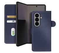 Étui Chesterfield Porte-Carte pour Z Fold 7 avec Rabat Magnétique Bleu