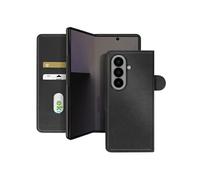 Etui Chesterfield Porte-Carte pour Z Fold 7 avec Rabat Magnétique Noir
