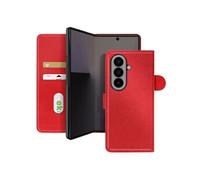 Etui Chesterfield Porte-Carte pour Z Fold 7 avec Rabat Magnétique Rouge