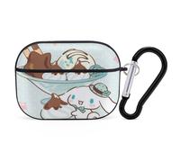 Étui Cinnamoroll pour AirPods Pro - Compatible avec la recharge sans fil, design mignon pour femmes, compatible avec les AirPods Pro de 1re et 2e