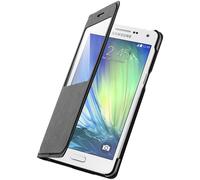 Etui Clapet Fenêtre pour Samsung Galaxy A5 - Housse Protection Noir