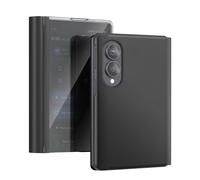 Etui Clapet Miroir Samsung Galaxy Z Fold8 Effet Cuir Support Mains-Libres Noir