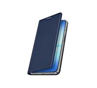 Etui Clapet pour Galaxy A17 avec Porte-cartes Série Skin Pro Bleu nuit