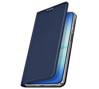 Étui Clapet pour Galaxy A17 avec Porte-cartes Série Skin Pro Dux Ducis Bleu nuit