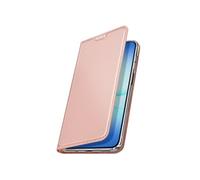 Etui Clapet pour Galaxy A17 avec Porte-cartes Série Skin Pro Rose champagne