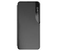Étui Clapet pour Galaxy A27 Conception Bi-Matière avec Fonction Support Noir