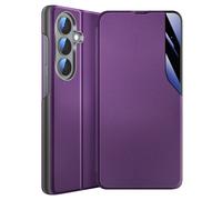 Étui Clapet pour Galaxy S26 Conception Bi-Matière avec Fonction Support Violet
