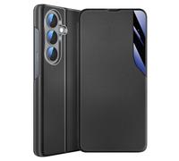 Étui Clapet pour Galaxy S26 Plus Conception Bi-Matière avec Fonction Support Noir