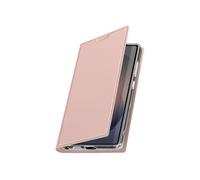 Étui Clapet pour Galaxy S26 Ultra avec Porte-cartes Série Skin Pro Dux Ducis Rose