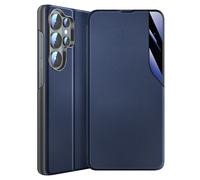 Étui Clapet pour Galaxy S26 Ultra Conception Bi-Matière avec Fonction Support Bleu nuit