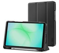 Étui Clapet pour Galaxy Tab A11 Auto-Veille avec Support et Porte Stylet Tech Protect Noir Noir